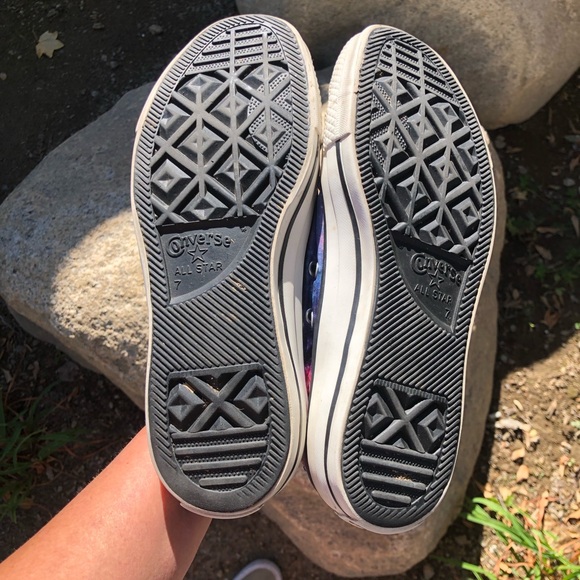 Custom Bling Converse Sneakers Womens Size 9 - Picture 6 of 10